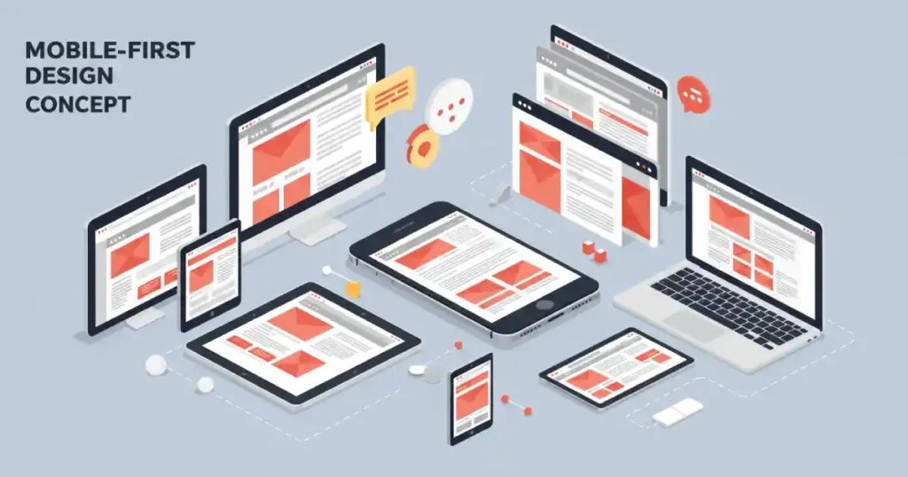 Mobile First - Conceito de Design Mobile First