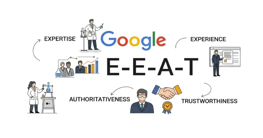 Google E-E-A-T - o que o google fala sobre o E-E-A-T
