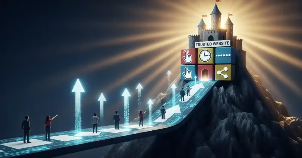 comportamento do usuário - google site confiável - confiança comportamental