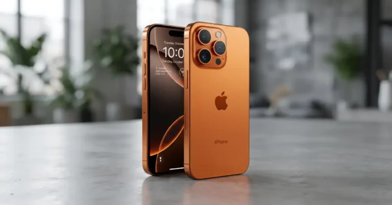 Iphone 17 pro max laranja