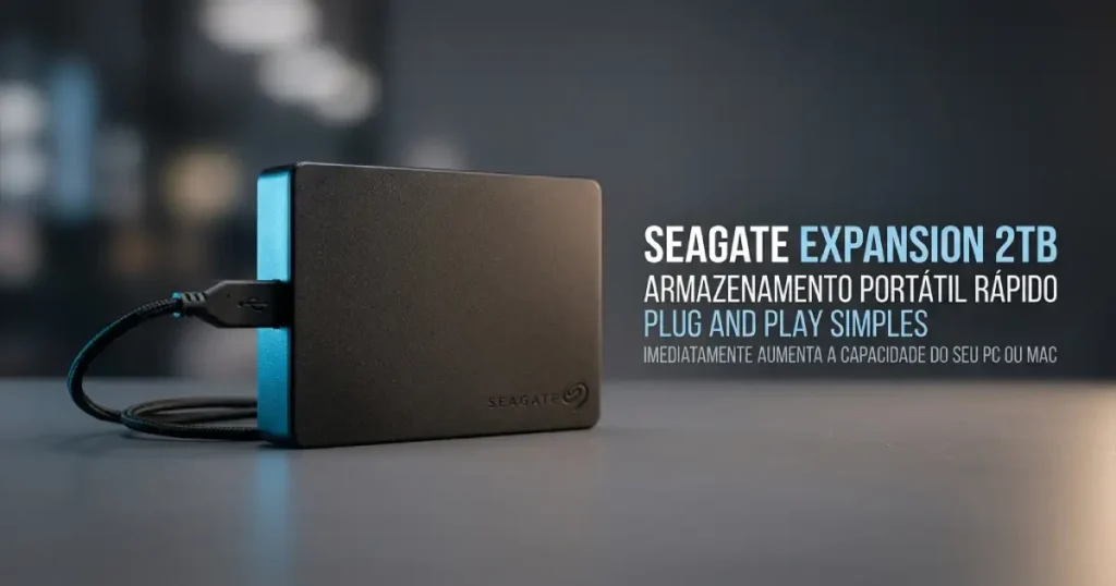 O que é HD Externo Seagate 2TB
