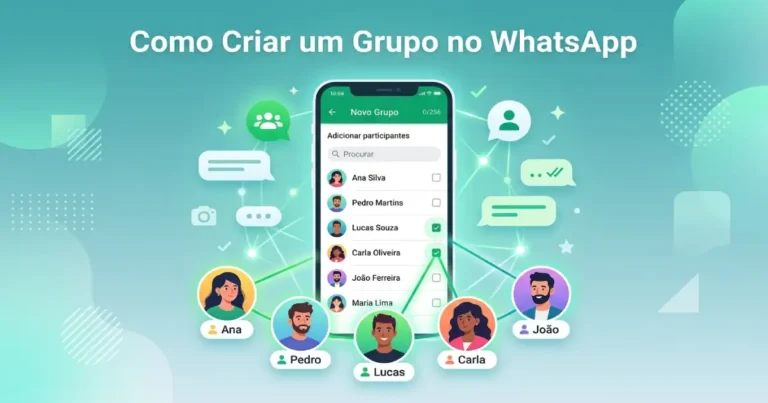 Como criar um grupo no WhatsApp