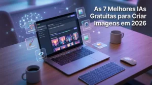 As 7 Melhores IAs Gratuitas para Criar Imagens em 2026